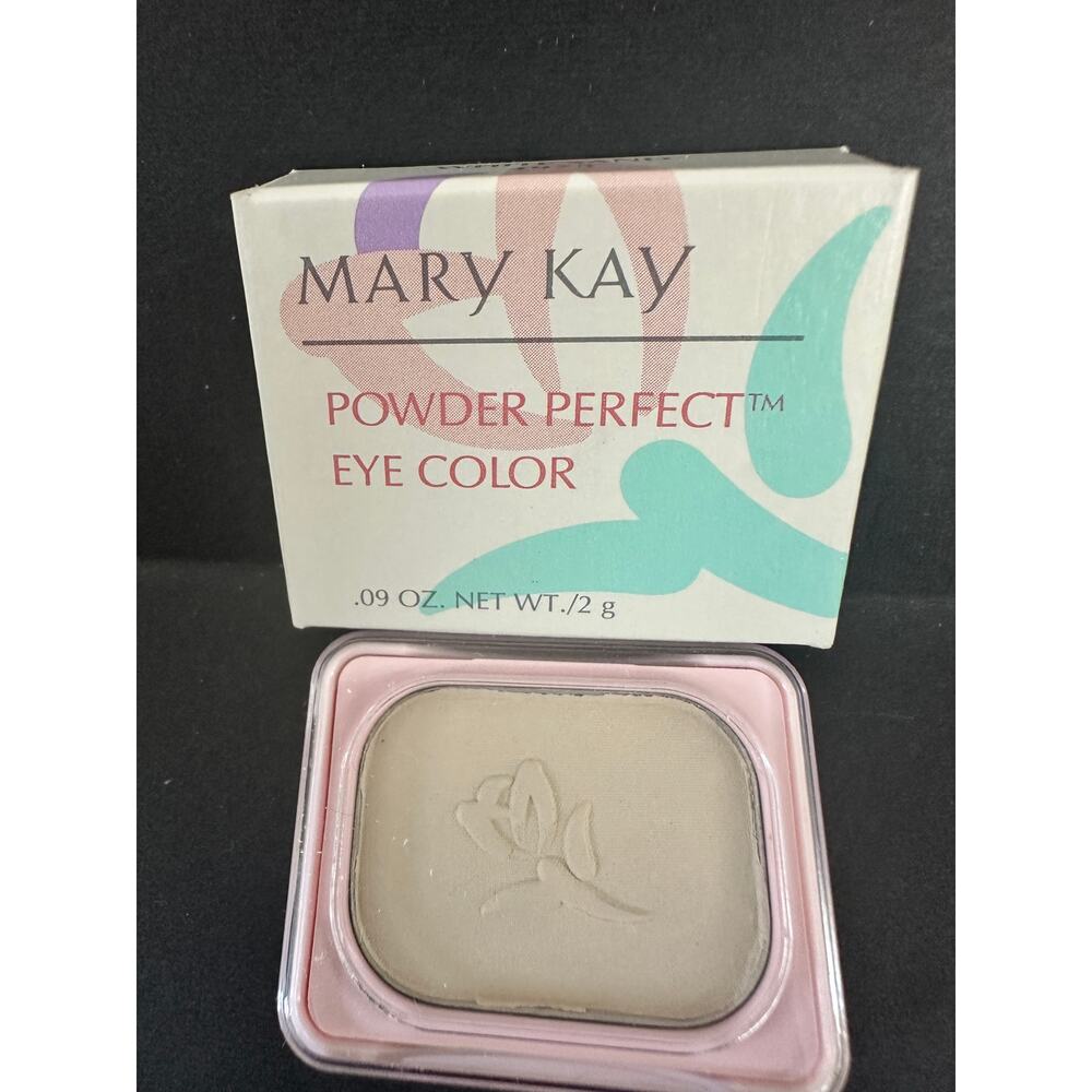 NOS VTG Mary Kay Powder Perfect Eye Color White Sand 4975 .09 oz